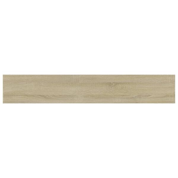 vidaXL boghylder 4 stk. 60x10x1,5 cm konstrueret tr&aelig; sonoma-eg