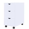 vidaXL skuffeenhed 33x45x60 cm hvid
