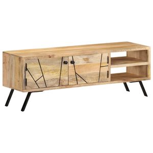 vidaXL tv-skab 110x30x40 cm massivt mangotr&aelig;