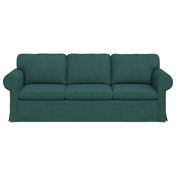 vidaXL Sofa M&oslash;rkegr&oslash;n