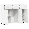vidaXL Sideboard FLORIN Hvid 88,5 x 30,5 x 73 cm Konstrueret tr&aelig;