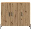 vidaXL Sideboard Artisan Egetr&aelig; 90 x 34 x 80 cm Konstrueret tr&aelig;