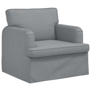 vidaXL Sofa Lysegr&aring; 84 x 80 x 85 cm Stof
