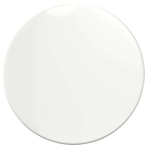 vidaXL Bordplade &Oslash; 30 x 1,5 cm Rund Konstrueret tr&aelig; Hvid h&oslash;jglans