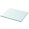 vidaXL hylde glaspanel klar 30x25 cm