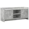 vidaXL TV-skab 102 x 33 x 47 cm Betongr&aring; Konstrueret tr&aelig;