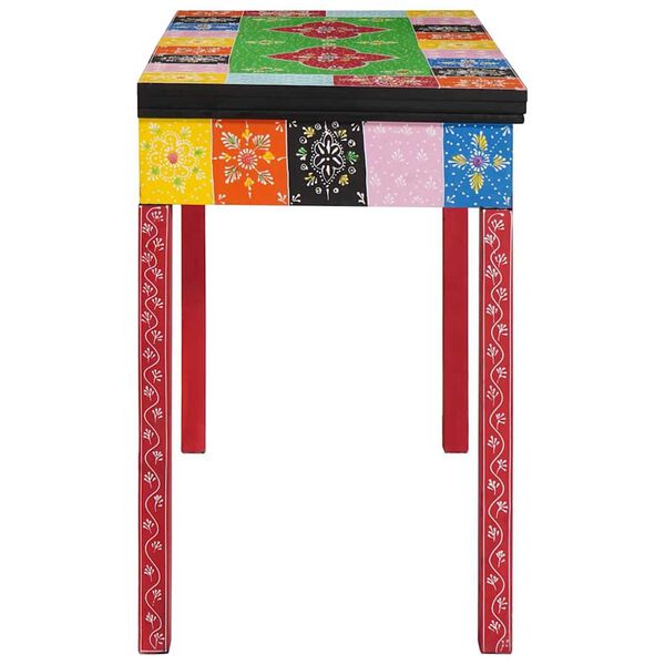 vidaXL Bord med skuffe Brun 100 x 50 x 75 cm Massivt mangotræ