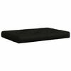 vidaXL Palle s&aelig;de pude VIANEN 100% polyester Sort 120 x 60 x 12 cm