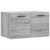 vidaXL v&aelig;gskab 60x36,5x35 cm konstrueret tr&aelig; gr&aring; sonoma-eg