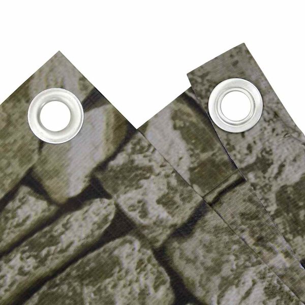 vidaXL altanafsk&aelig;rmning 300x75 cm PVC stendesign