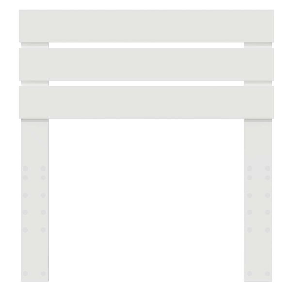 vidaXL Hovedg&aelig;rde Hvid 75 cm Konstrueret tr&aelig;