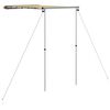 vidaXL solsejl til campingvogn 1,2x2x2,15 m beige