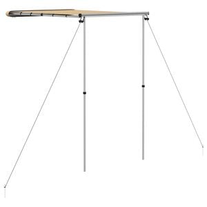 vidaXL solsejl til campingvogn 1,2x2x2,15 m beige