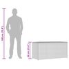 vidaXL udendørs opbevaringkasse sort 120x50x60 cm polyrattan