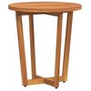 vidaXL havesidebord rundt &Oslash;55x60 cm massivt tr&aelig; akacie