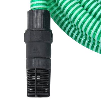 vidaXL sugeslange med messingkoblinger 1" 7 m PVC grøn