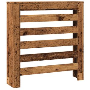 vidaXL radiatorskjuler 78x20x82 cm konstrueret tr&aelig; antikt tr&aelig;