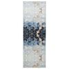 vidaXL T&aelig;ppe Runner LESAKA S&oslash;lv 80 x 450 cm Diamantvelour