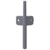 vidaXL Bl&oslash;d luk damper 2 pcs Gr&aring; 125 x 47 x 15 mm PP