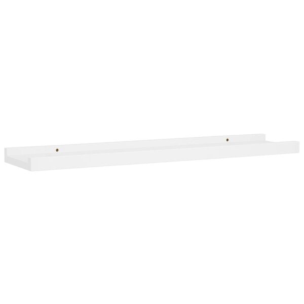 vidaXL gallerihylder 2 stk. 60x9x3 cm MDF hvid