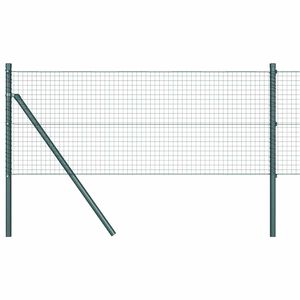 vidaXL Grundfikseret svejset tr&aring;dg&aelig;rde 50 x 0,6 m PVC-belagt st&aring;l Gr&oslash;n