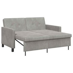 vidaXL Sovesofa Lysegr&aring; 154 x 94,5 x 80,5 cm Stof