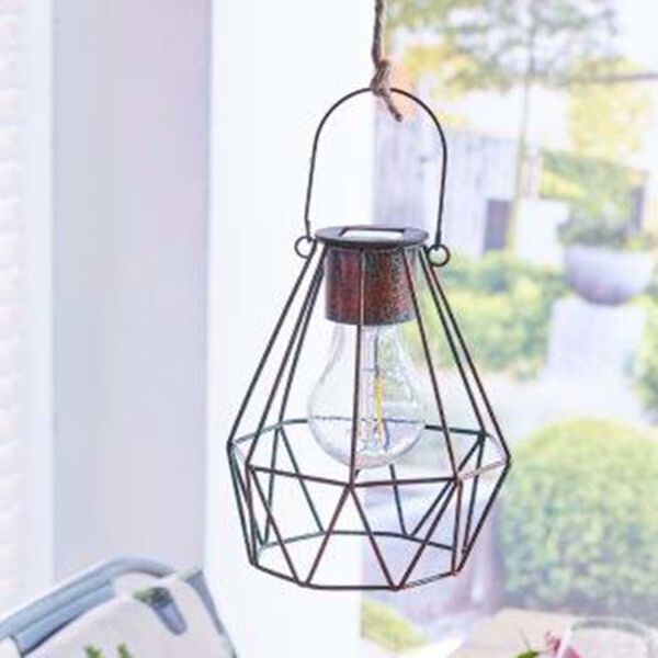 Luxform soldrevet LED-havelampe Dusseldorf