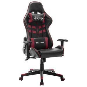 vidaXL gamingstol kunstl&aelig;der sort og vinr&oslash;d