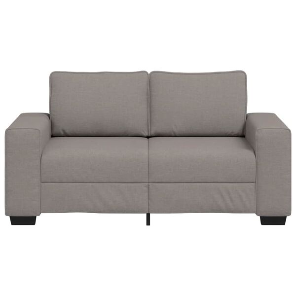 vidaXL 2-personers sofa 160x77x82 cm stof gr&aring;brun