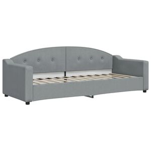 vidaXL daybed 80x200 cm stof lysegr&aring;