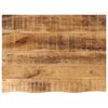 vidaXL bordplade 90x60x3,8 cm naturlig kant massivt ru mangotr&aelig;