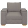 vidaXL sofastol taupe 100x78x84 cm stof