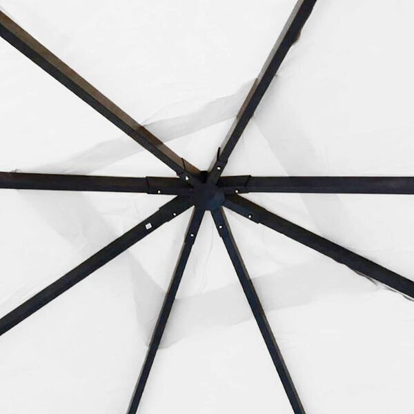 vidaXL havepavillon 4x4x3 m 180 g/m&sup2; hvid