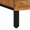 vidaXL Sideboard Naturfarvet 80 x 33,5 x 75 cm Massivt Akacietræ