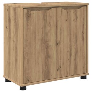 vidaXL Badev&aelig;relse vaskeskab Artisan Egetr&aelig; 60 x 30 x 60 cm