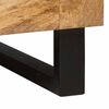 vidaXL Sofabord Naturfarvet 80 x 50 x 40 cm Massivt mangotr&aelig;