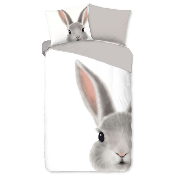 Good Morning sengetøj til børn ROGER 140x200/220 cm hvid