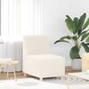 vidaXL Modulsofa enhed uden arme 2 pcs Creme 55 x 74 x 82 cm