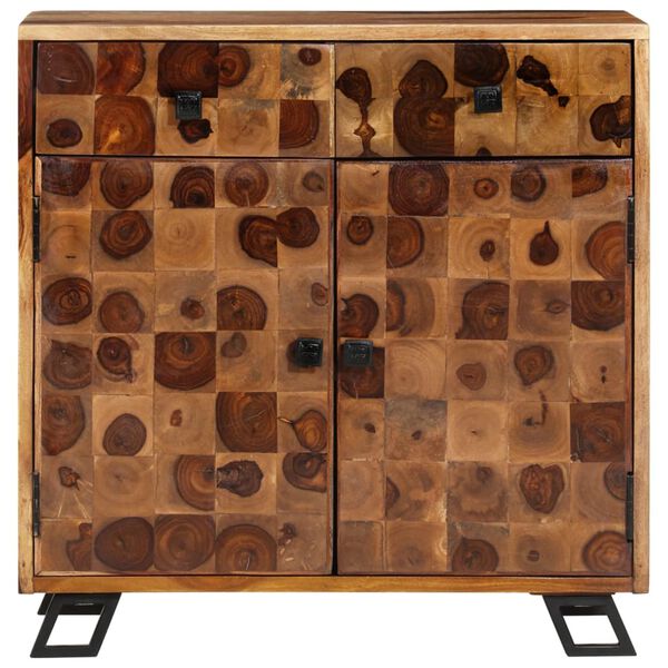 vidaXL sk&aelig;nk massivt akacietr&aelig; 65 x 35 x 65 cm