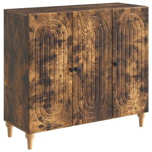 vidaXL Sideboard R&oslash;get eg 89 x 34,5 x 80 cm Konstrueret tr&aelig;