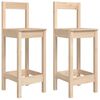vidaXL barstole 2 stk. 40x41,5x112 cm massivt fyrretr&aelig;