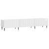 vidaXL TV-skab Hvid h&oslash;jglans 147 x 34,5 x 32 cm Konstrueret tr&aelig;