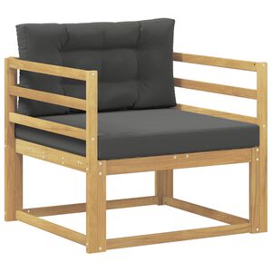 vidaXL Udend&oslash;rs Mellem Sofa Polyester Hvid