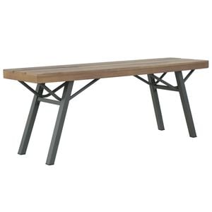 vidaXL haveb&aelig;nk 120 cm massivt akacietr&aelig;