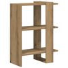 vidaXL Bogreol 2 niveauer 52 x 25 x 71,5 cm Konstrueret tr&aelig;
