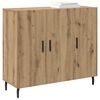 vidaXL Sideboard Artisan Egetr&aelig; 90 x 34 x 80 cm Konstrueret tr&aelig;