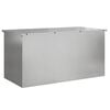 vidaXL Have opbevaringspude kasse Galvaniseret st&aring;l 100 x 50,5 x 50 cm