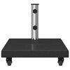 vidaXL Parasolfod Sort 45 x 45 x 45 cm Granit
