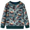 Sweatshirt til b&oslash;rn str. 116 m&oslash;rkegr&oslash;n