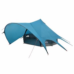 vidaXL Teepee Telt 3-Person 3-personers Bl&aring; og gr&aring;